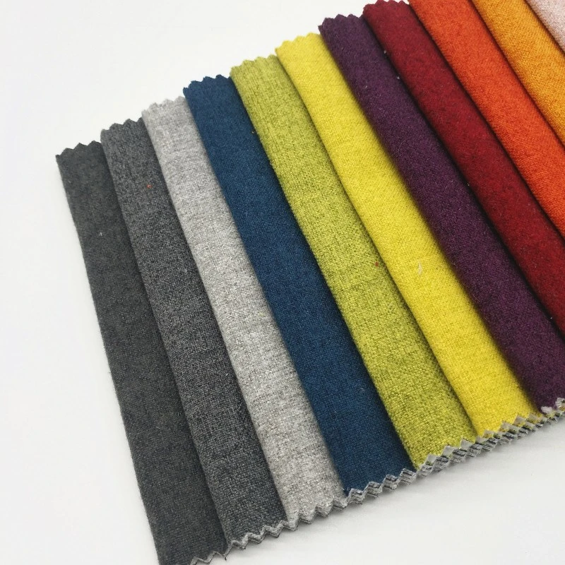 100% Polyester Cashmere Look Brushed Woven Velour Fabric for Home Textile Sofa Upholstery Fabric