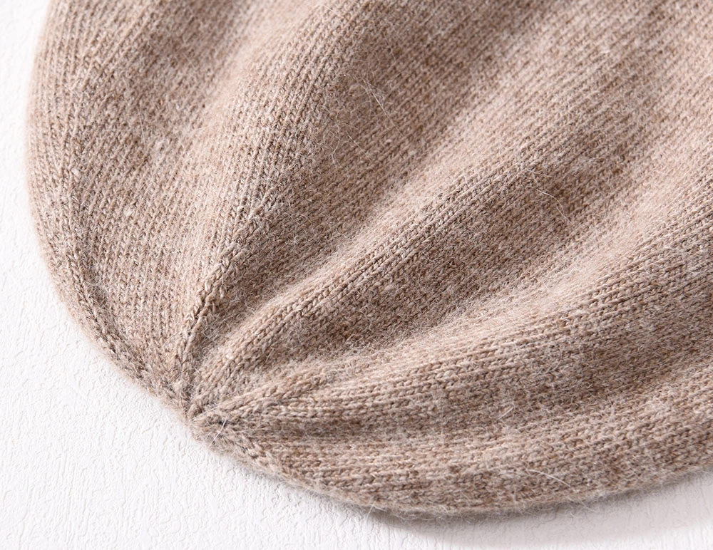 Cashmere Wool Knit Slouch Wholesale Slouchy Reversible Beanie Hat