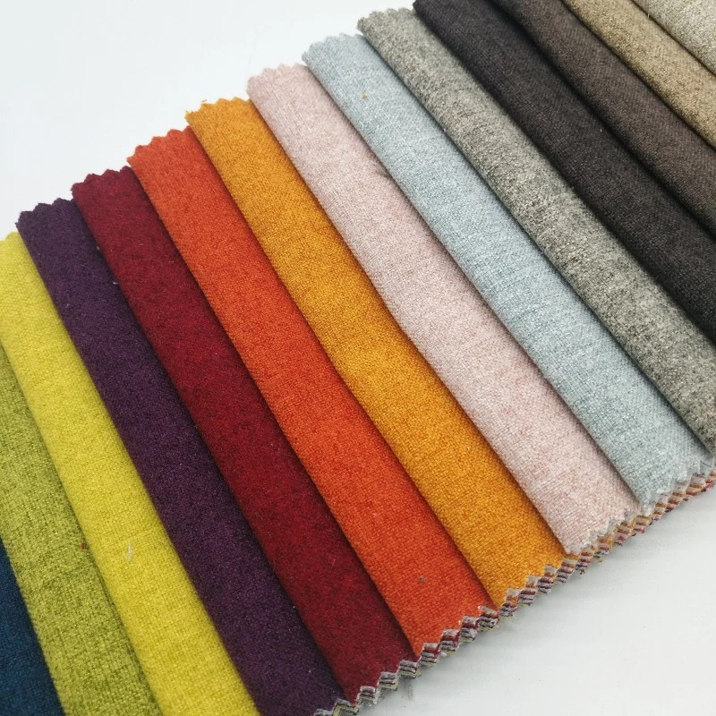 100% Polyester Cashmere Look Brushed Woven Velour Fabric for Home Textile Sofa Upholstery Fabric